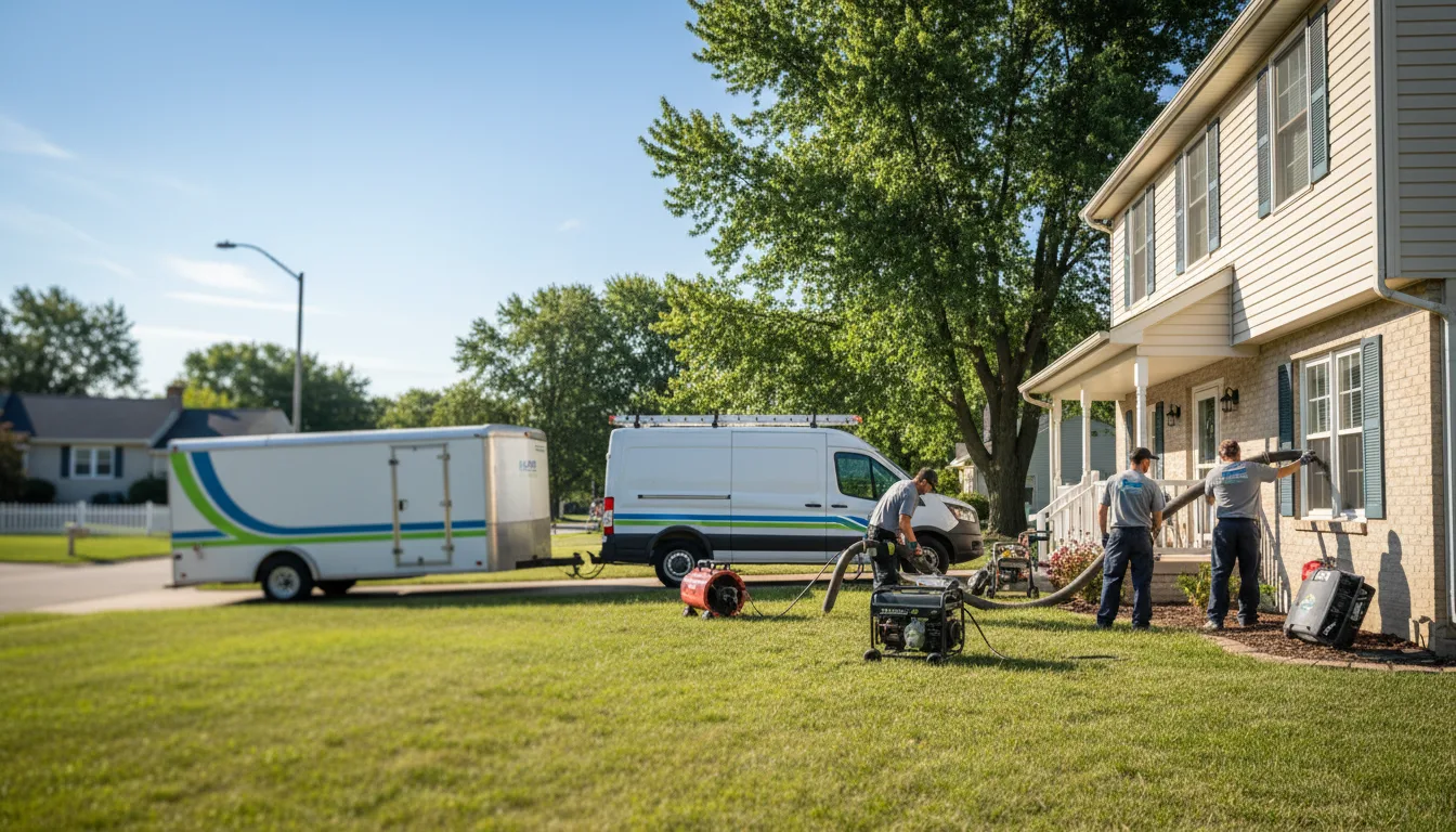Flooded Basement Restoration And Cleanup With Repair in Trenton, ND near me
